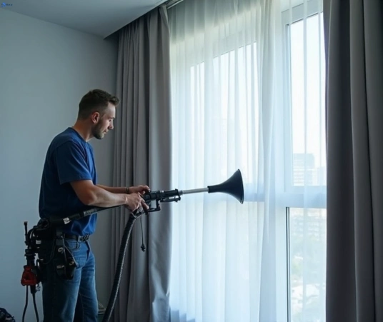 Professional curtain stain removal process equipment Matty Curtain Cleaning berala-nsw